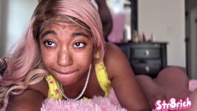 My boyfriend at work when my stepdad is in my hot teen pussy stretch me out wide