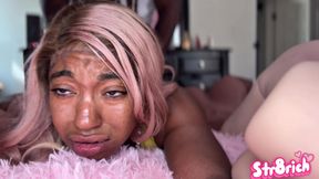 My boyfriend at work when my stepdad is in my hot teen pussy stretch me out wide