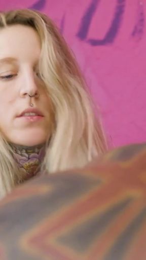 Wild Alternative Orgy with Tattooed Alt Girls and BIG COCK   Clip 1