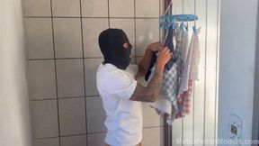 Bruna And Jully: Gassy Police Officers Capture And Fart On Panty Thief (Part 1)
