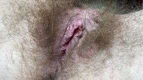 New Toy Testing Big Clit Orgasm Hairy Pussy