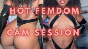 Hot FemDom Cam Session