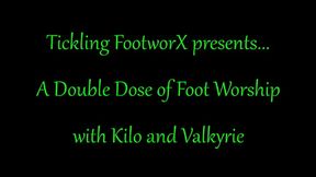 A Double Dose of Foot Worship with Kilo and Valkyrie