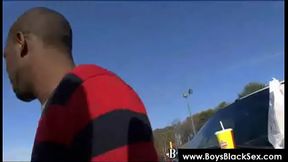 Blacks Thugs Breaking Down Sissy White Boys Hard 13