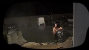 Steamy Hookup in Onsen: Slutty Asian&#039;s BJ Bukkake Creampie