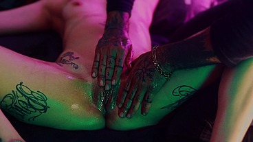 POV - Submissive Whore get massage and Cum - Max Boss