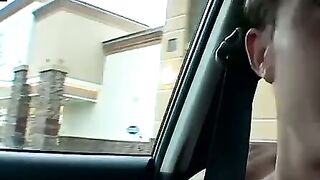 Str8Thugs.com - Horny thug Billy jerking off his juicy fuck stick in the car in solo