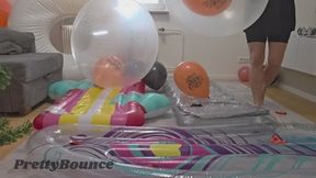 Balloon Popping. Under My Pressure