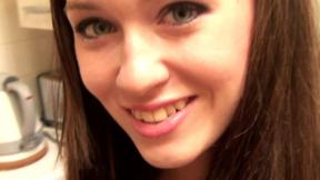 ”Misha almost chokes on his shaft”