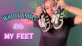 A WHOLE SMELL ON MY FEET