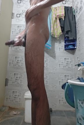 18 Y boy Bathing lonely.