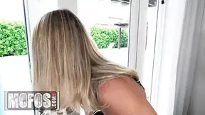 Ally Wild gets surprised by Johnny Love's huge cock