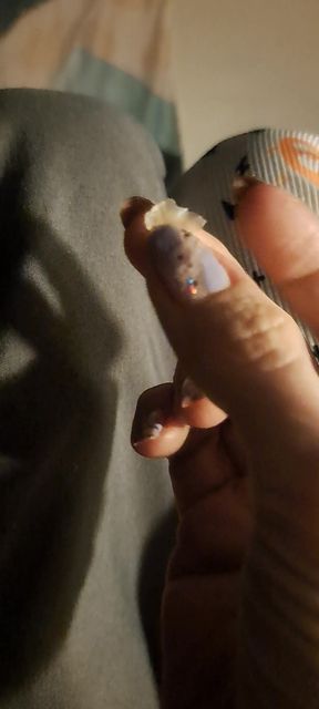 Peeling a Huge Toe Skin Flake