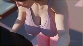 Horny Stepmom Teaching Me Yoga Lessons with Her Huge Booty