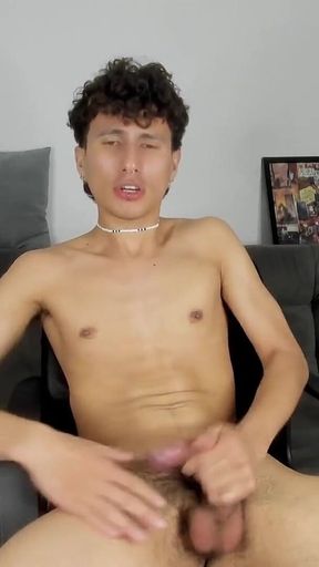 A Twink Making a Hot Video Call