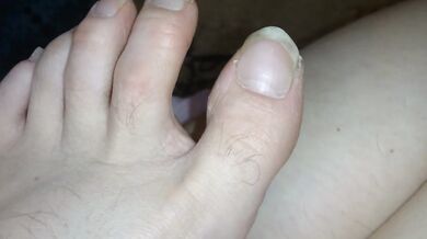 FART Fetish Slut PinkMoonLust Accidentally FARTS while making Feet Foot Play Vid Oh No She's Stinky