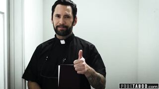 VIRGIN TABOO Eliza Eves Seduces Priest During Intervention