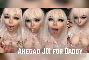 Ahegao JOI for Daddy