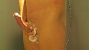 Hard Dick Cleaning Shower