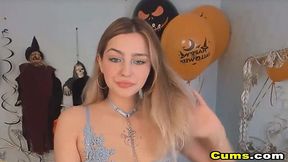 Sexy Blonde Masturbate Wet Pussy