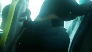 (Outdoor) My Best Friend Mom Blows My Penis On The Bus