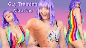 Gay Training Mantras - Mistress will make you gay! - Make Me Bi, Bisexual Encouragement, Queer Porn, Bi-Sexual, Femdom, Female Domination with Mistress Mystique Hoops - WMV