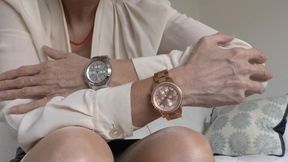 Getting to Masturbate Inside Your Pants While Ogling Your Step-stepmother's Elegant Wristwatches!