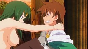 Rance Quest for Hikari 4 - Busty hentai princess pounds her pussy down on cock