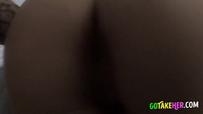 Fit Babe's Juicy Butt Covered in Cum!