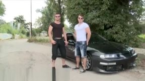 Pissing and jacking outdoors gay Sucking Dick and Anal Sex In Public