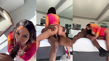 This beautiful sexy Cuban mama name is Luna Star