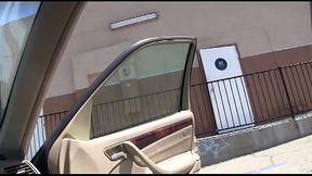 Christina Skye Sucks Her Bosses Cock Through A Gloryhole In The Washroom