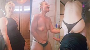 premier jour de vacances chez un fan qui me baise sous la douche hummmm le kiff