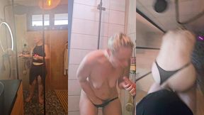 premier jour de vacances chez un fan qui me baise sous la douche hummmm le kiff