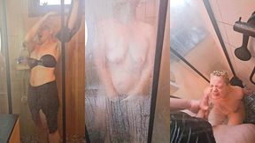 premier jour de vacances chez un fan qui me baise sous la douche hummmm le kiff