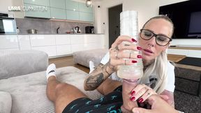 Ride Therapy for Pole Fever - Raw XXL Glasses Facial You Won&#039;t Forget
