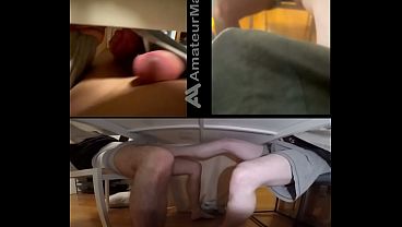 A Truth or Dare Game between Friends Turns Into Mutual Footjobs Until Cumming