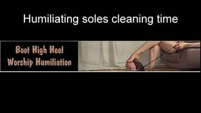 Humiliating Soles Cleaning Time