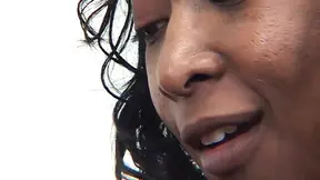 Black ebony lesbians licking and eating each other's wet black pussies