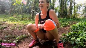 I Had to Wee Outside While You Watched: Desperate Out Jogging - AVI