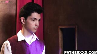 FatherXXX.com - Father's overwhelming lust tempts him into church fuck