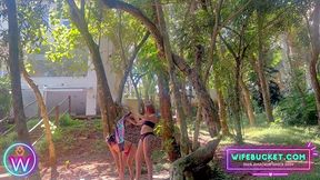Wooer's amateur threesome dirt