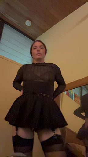 Trying on new clothes in my room