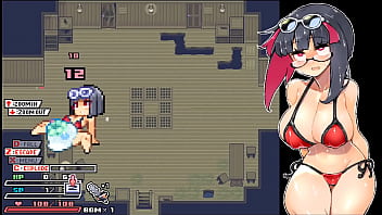 Rignetta&#039_s Adventure [ Monsters Hentai Game ] Ep.17 cute goth girl in red bikini legs spread open and creampied