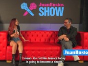 Jessica Sodi Mexicana de TETAS GRANDES cumple fantasia de una de sus Fans en show en PUBLICO
