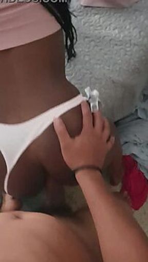 Dominican Latina takes it up the ass