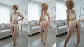 lingerie showcase: sexy lace bra and thong set – full photo gallery & exclusive short film