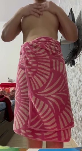 Desi Bhabhi GRWM for a fuck night with boss