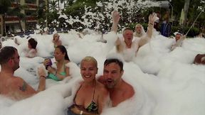 Just married couple enjoys in their honeymoon with a bunch of sex fun - 3 scenes in 1