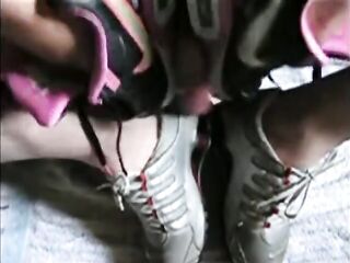 Fucking Grls Classics while wearing Grls Shox NZ